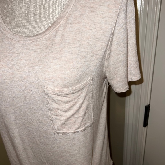 Workshop Republic Clothing Women Tan Size S Short Sleeve Pocket T-Shirt - Picture 4 of 12